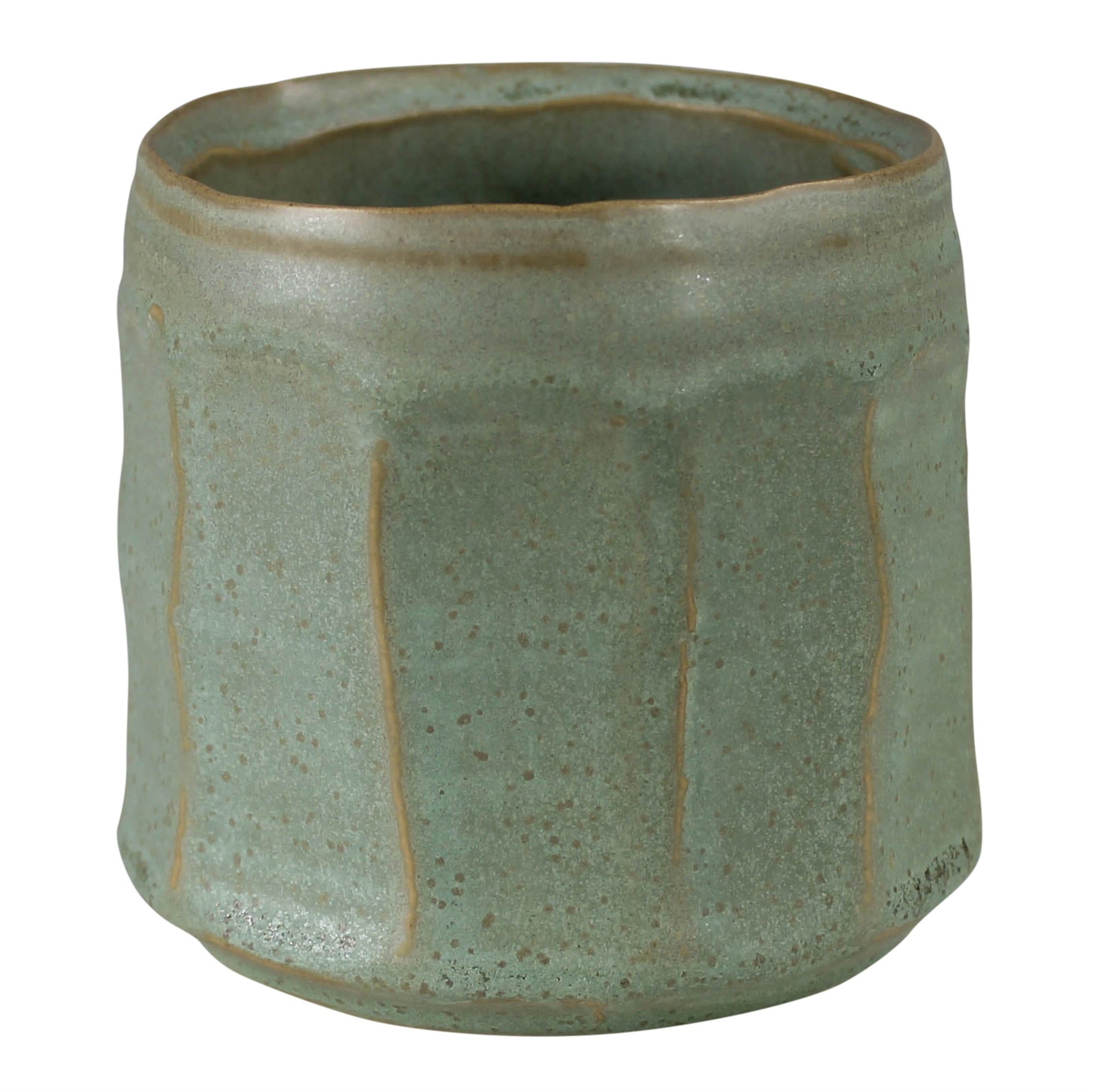 Olive Ceramic Cachepot