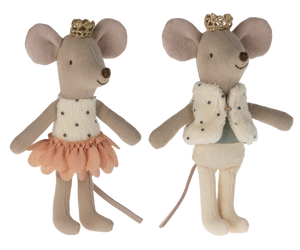 Royal Twins Mice in Box, Little Brother & Sister