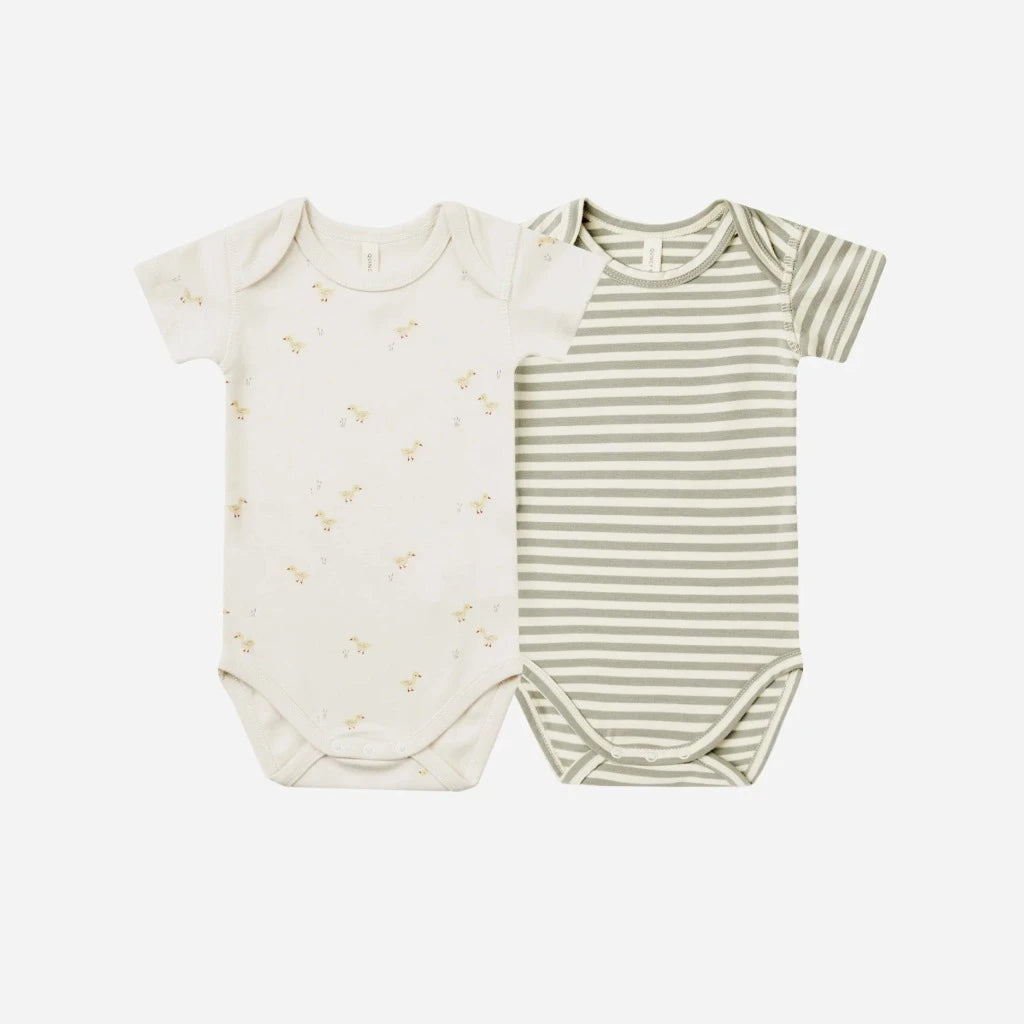 Short Sleeve Bodysuit - 2 pk