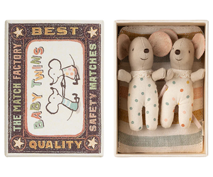 Twins, Baby Mice in Matchbox