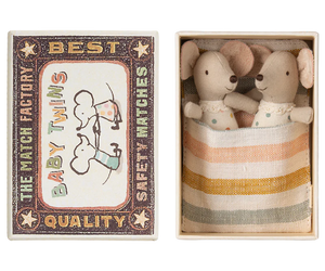 Twins, Baby Mice in Matchbox